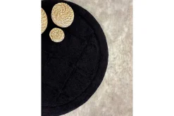 KM Home Baderomsmatte|Baderomsmatte-Baderomsmatte Kvadrat Svart
