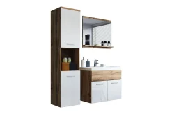 Baderom-Baderomssett Delorimier 57 cm Natur,Hvit