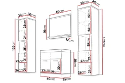 Baderomssett Delorimier XL