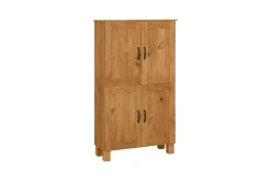 Loft24 Baderom|Baderomsskap-Baderomsskap Alby 75x30x130 cm, Beiset/funksjonsbeskrivelse Natur