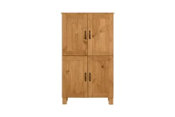 Loft24 Baderom|Baderomsskap-Baderomsskap Alby 75x30x130 cm, Beiset/funksjonsbeskrivelse Natur