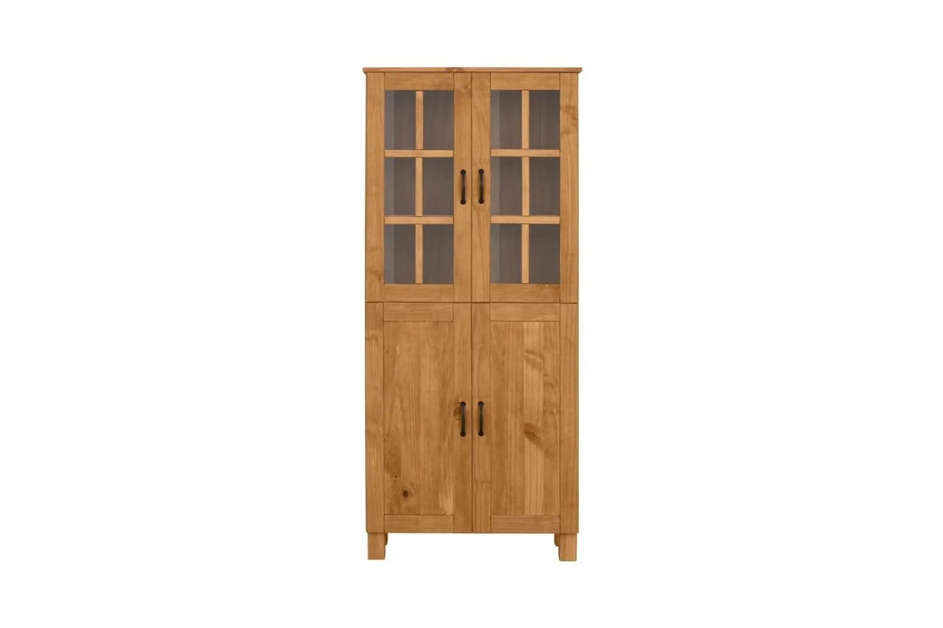 Loft24 Baderomsskap Alby 75x30x170 cm, Beiset/funksjonsbeskrivelse