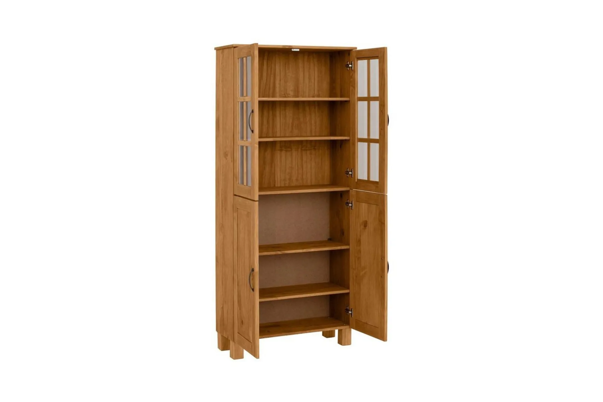 Loft24 Baderomsskap Alby 75x30x170 cm, Beiset/funksjonsbeskrivelse