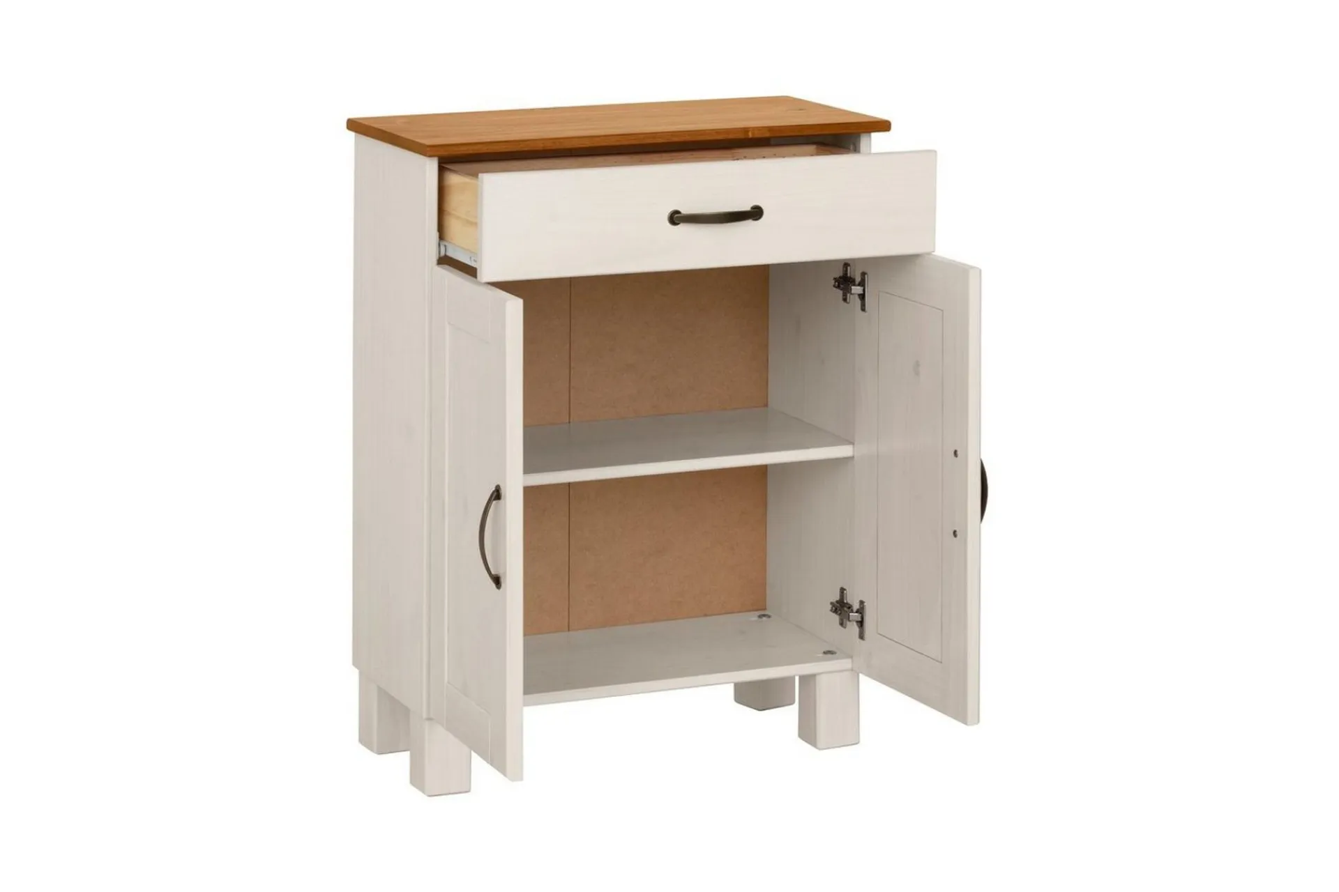 Loft24 Baderomsskap Alby 60x30x80 cm, Hvit/Honning