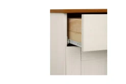 Loft24 Baderomsskap Alby 60x30x80 cm, Hvit/Honning