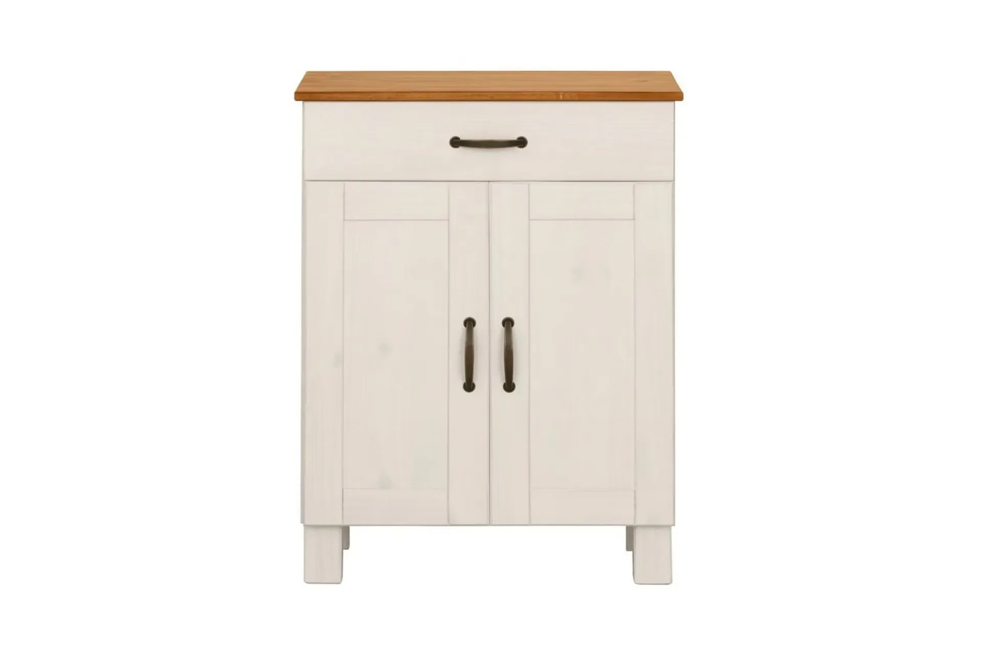 Loft24 Baderomsskap Alby 60x30x80 cm, Hvit/Honning
