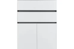 Loft24 Baderom|Baderomsskap-Baderomsskap Wisla 76x35x98 cm, Antrasitt/Hvit Antracit,Hvit