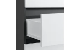 Loft24 Baderom|Baderomsskap-Baderomsskap Wisla 76x35x98 cm, Antrasitt/Hvit Antracit,Hvit