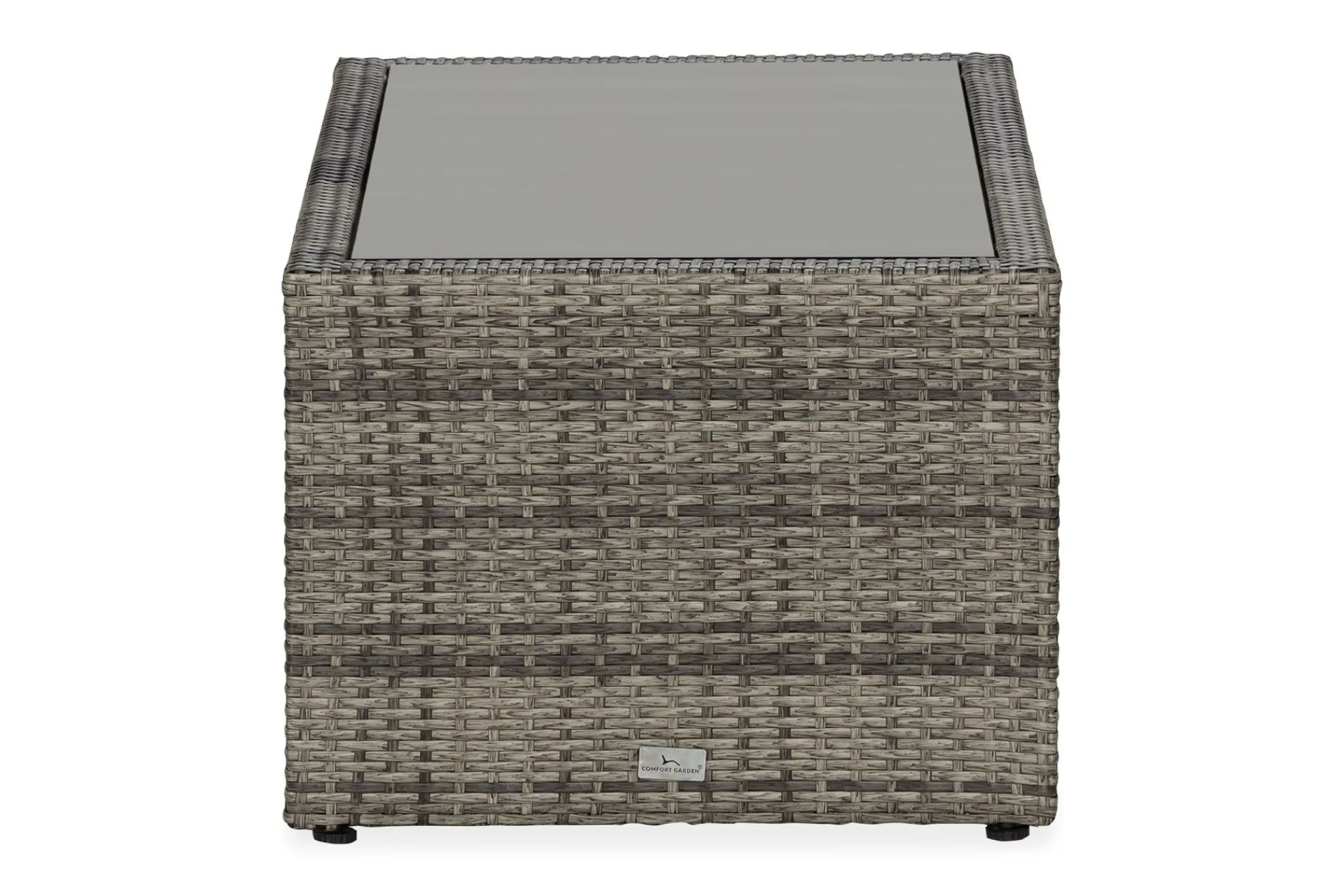Comfort Garden Loungebord & Sofabord Utendørs|Balkongmøbler-Bahamas Bord med Hylle 113x58 cm Grey