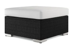 Comfort Garden Loungebord & Sofabord Utendørs|Balkongmøbler-Bahamas Divanmodul – Loungebord Utendørs 75x75 cm til Sofaer Svart