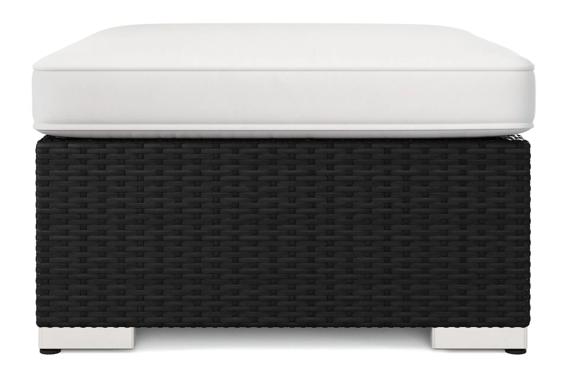 Comfort Garden Loungebord & Sofabord Utendørs|Balkongmøbler-Bahamas Divanmodul – Loungebord Utendørs 75x75 cm til Sofaer Svart