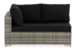 Comfort Garden Moduler|Moduler-Bahamas Høyremodul 140 cm Grå/Svart
