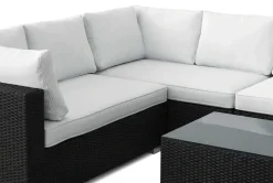 Comfort Garden Veranda & Terrasse|Loungemøbler Salg-Bahamas L-formet utesofa høyre, 7-seters med bord