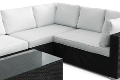 Comfort Garden Bahamas L-formet utesofa venstre, 7-seters med bord