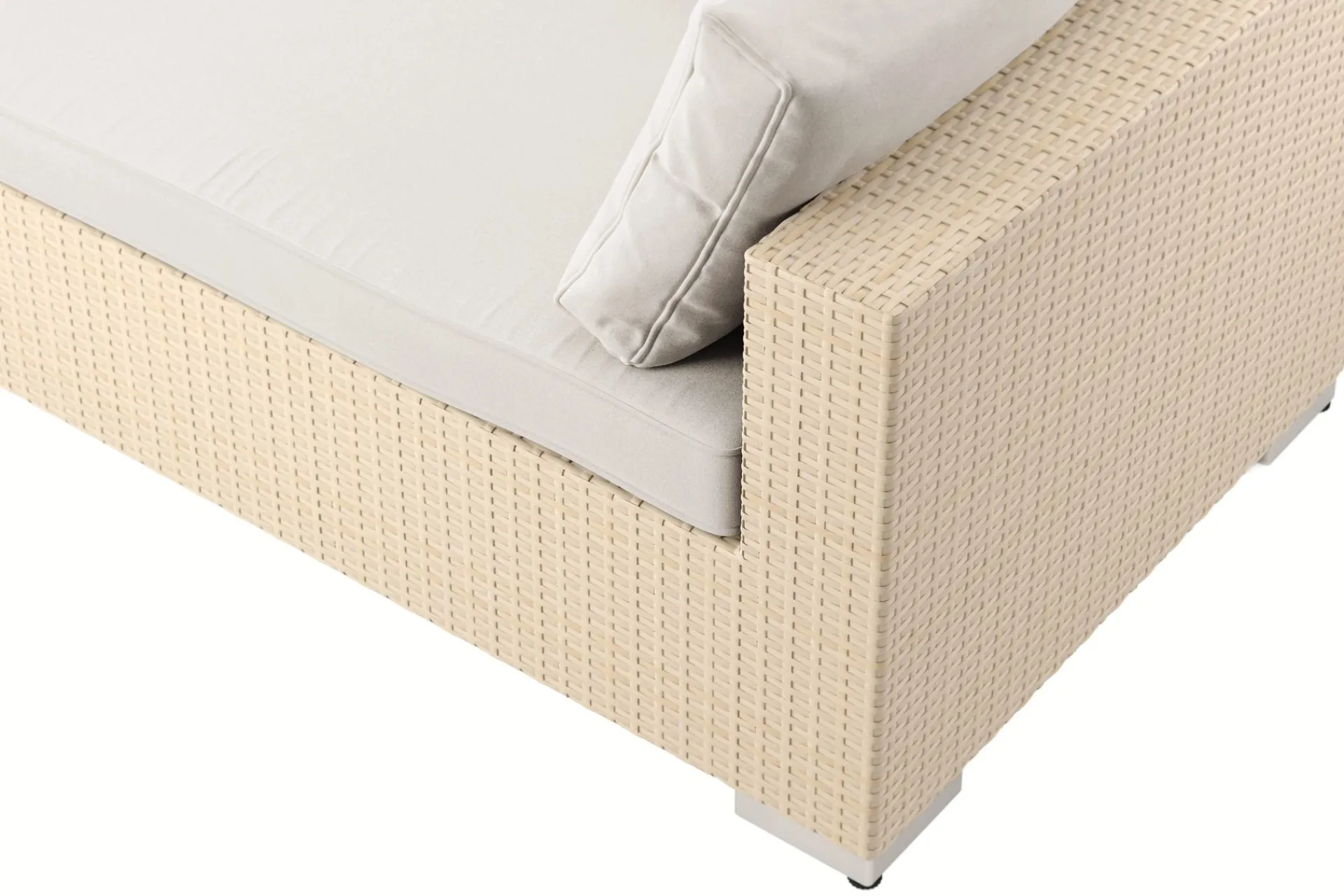 Comfort Garden Bahamas L-formet utesofa venstre, 7-seters med bord