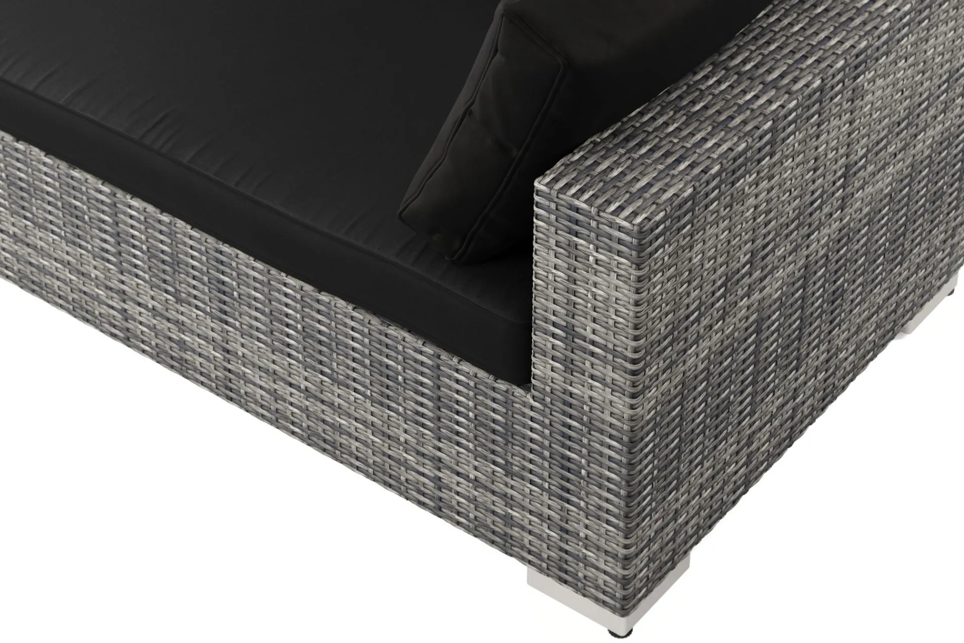 Comfort Garden Bahamas L-formet utesofa venstre, 7-seters med bord og hylle
