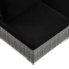 Comfort Garden Bahamas U-formet utendørs loungegruppe med åpen avslutning, 9-seters med bord