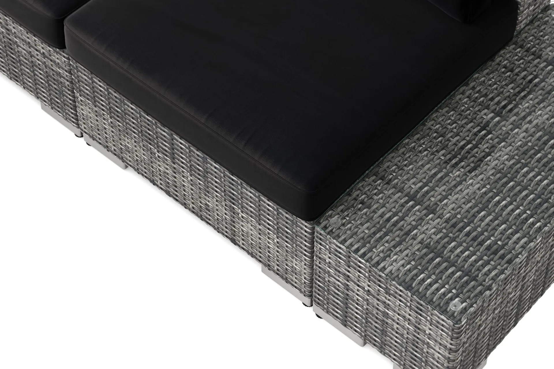 Comfort Garden Bahamas utendørs hjørnesofa 7-seters vendbar med bord