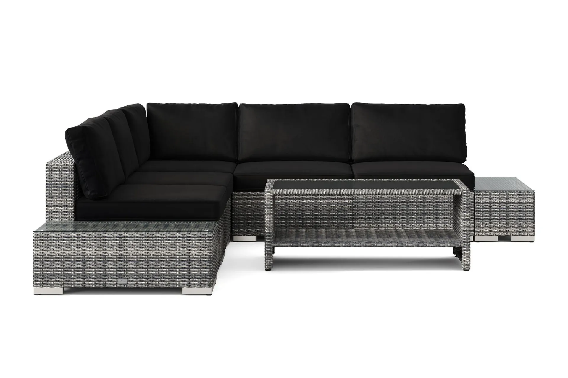 Comfort Garden Bahamas utendørs hjørnesofa 7-seters vendbar med bord