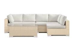 Comfort Garden Bahamas utendørs loungegruppe 5-seters med vendbar sjeselong og bord