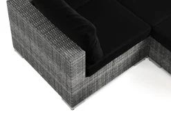 Comfort Garden Veranda & Terrasse|Loungemøbler Salg-Bahamas utendørs U-sofa 7-seters vendbar divan med åpen avslutning og bord