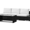 Comfort Garden Loungemøbler Salg|Loungesett-Bahamas utesofa 3-seters med bord med hylle