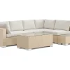 Comfort Garden Loungemøbler Salg|Loungesett-Bahamas utesofa 5-seters vendbar sjeselong med avslutning og bord