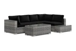 Comfort Garden Veranda & Terrasse-Bahamas utesofa 5-seters vendbar sjeselong med avslutning og bord