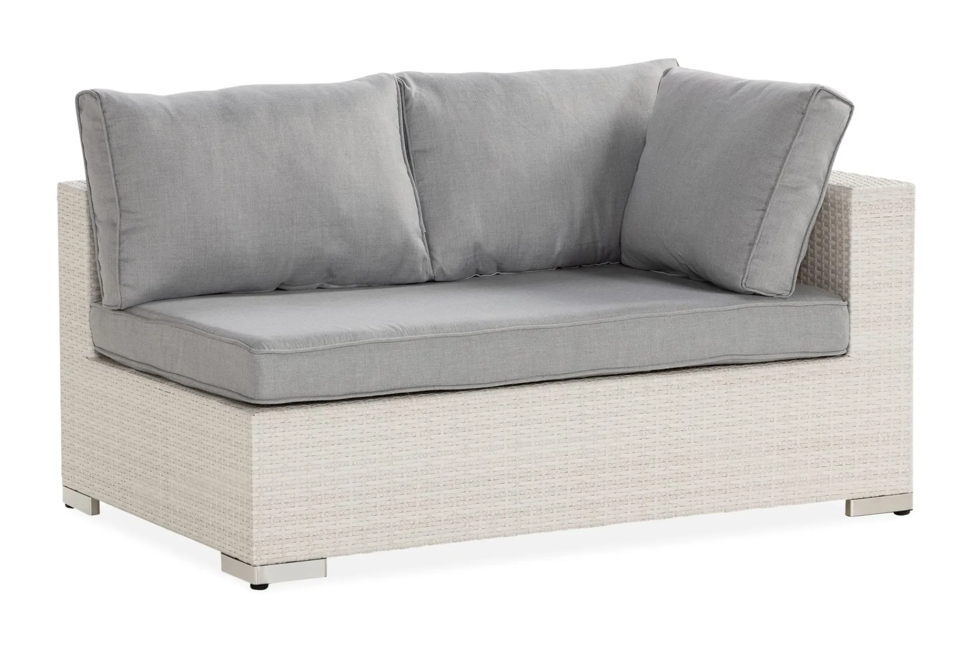 Comfort Garden Moduler|Moduler-Bahamas Venstremodul 140 cm Hvit/Grå