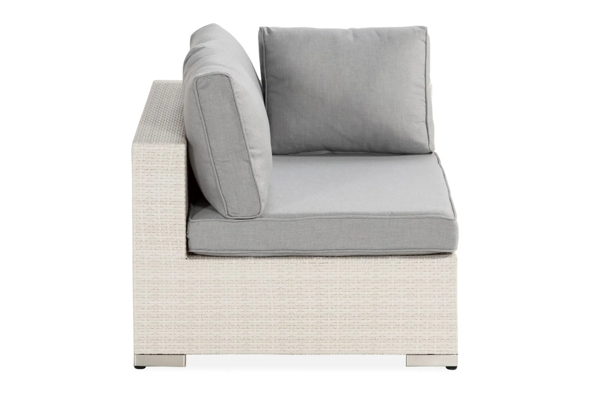 Comfort Garden Moduler|Moduler-Bahamas Venstremodul 140 cm Hvit/Grå