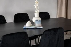 Venture Home Spisegrupper-Balisa Spisegruppe 180 cm inkl. 6 Ypas Stoler Svart