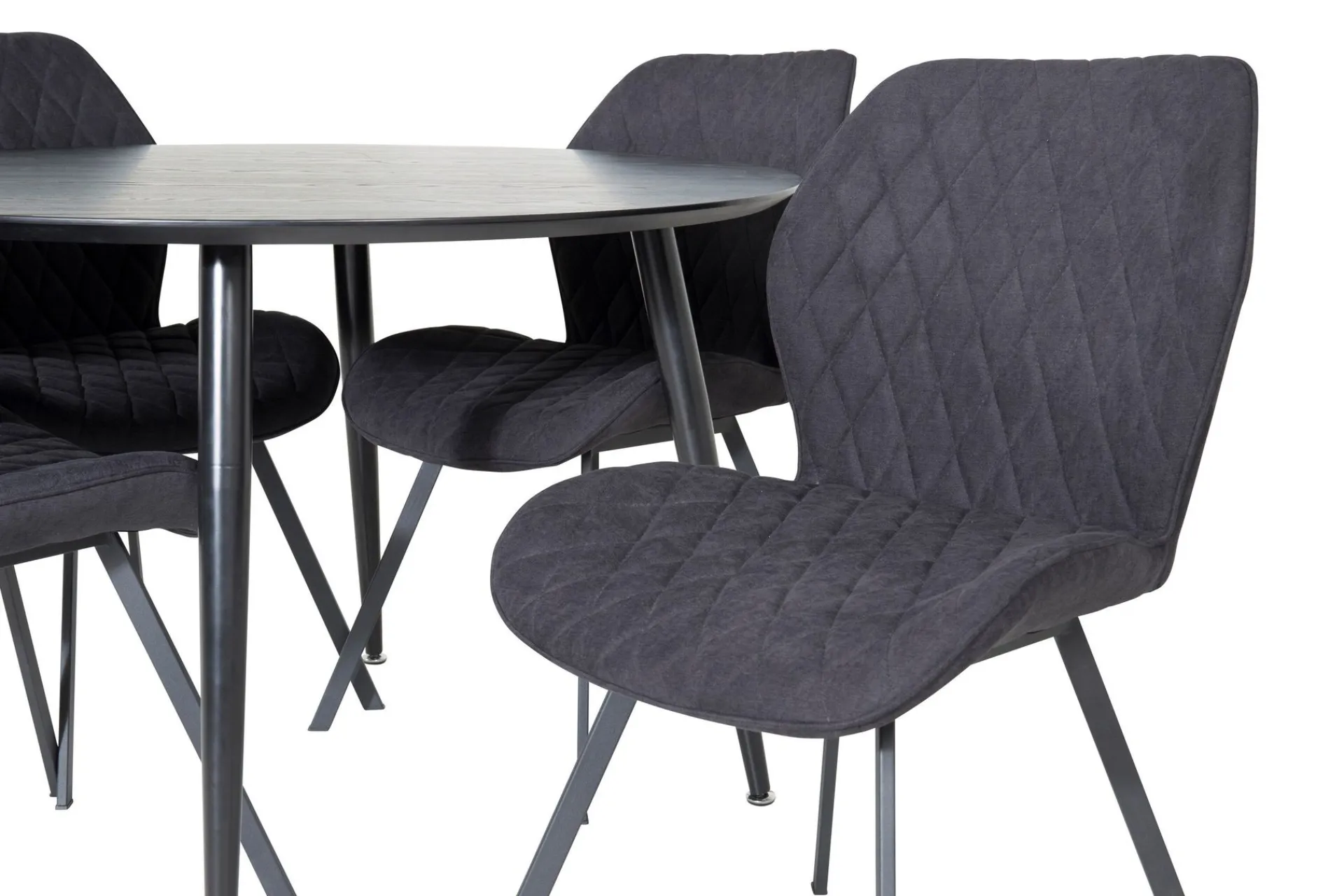 Venture Home Balisa Spisegruppe 115 cm Rund inkl. 4 Sumoas Stoler