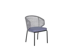Cafesett|Balkonggrupper-Balkongsett grå/svart PALMI Grey