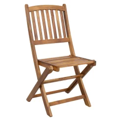 Cafesett|Balkonggrupper-Balkongsett HOME4YOU Gwen bord D60 cm og 2 stoler Brun
