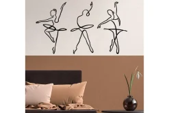 Skilt-Ballerina 1 Veggdekor Svart