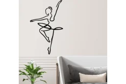 Skilt-Ballerina 1 Veggdekor Svart