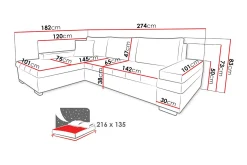 Bangkok Hjørnesofa Mini