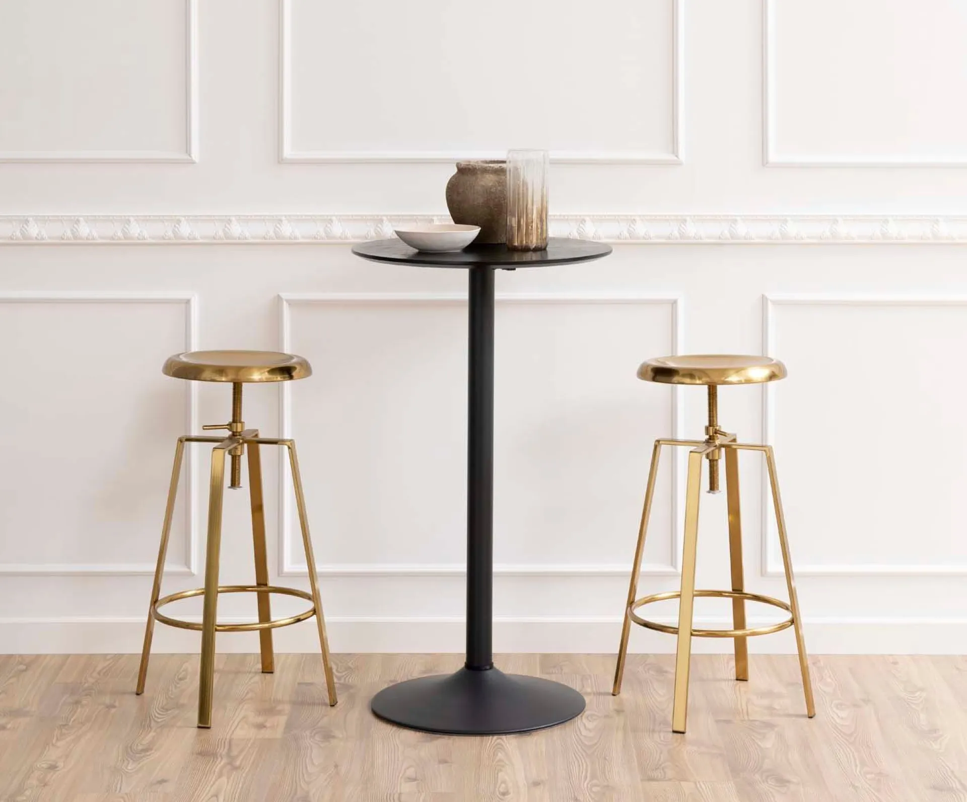Barmøbler-Barbord HOME4YOU Ibiza D60x105 cm svart ask