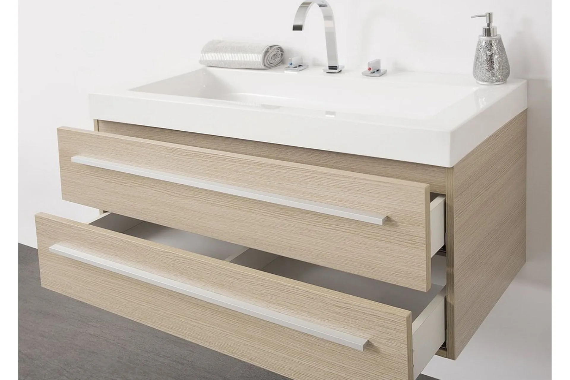 Baderom-Barcelona Baderomsmøbler 47 | 100 cm Beige