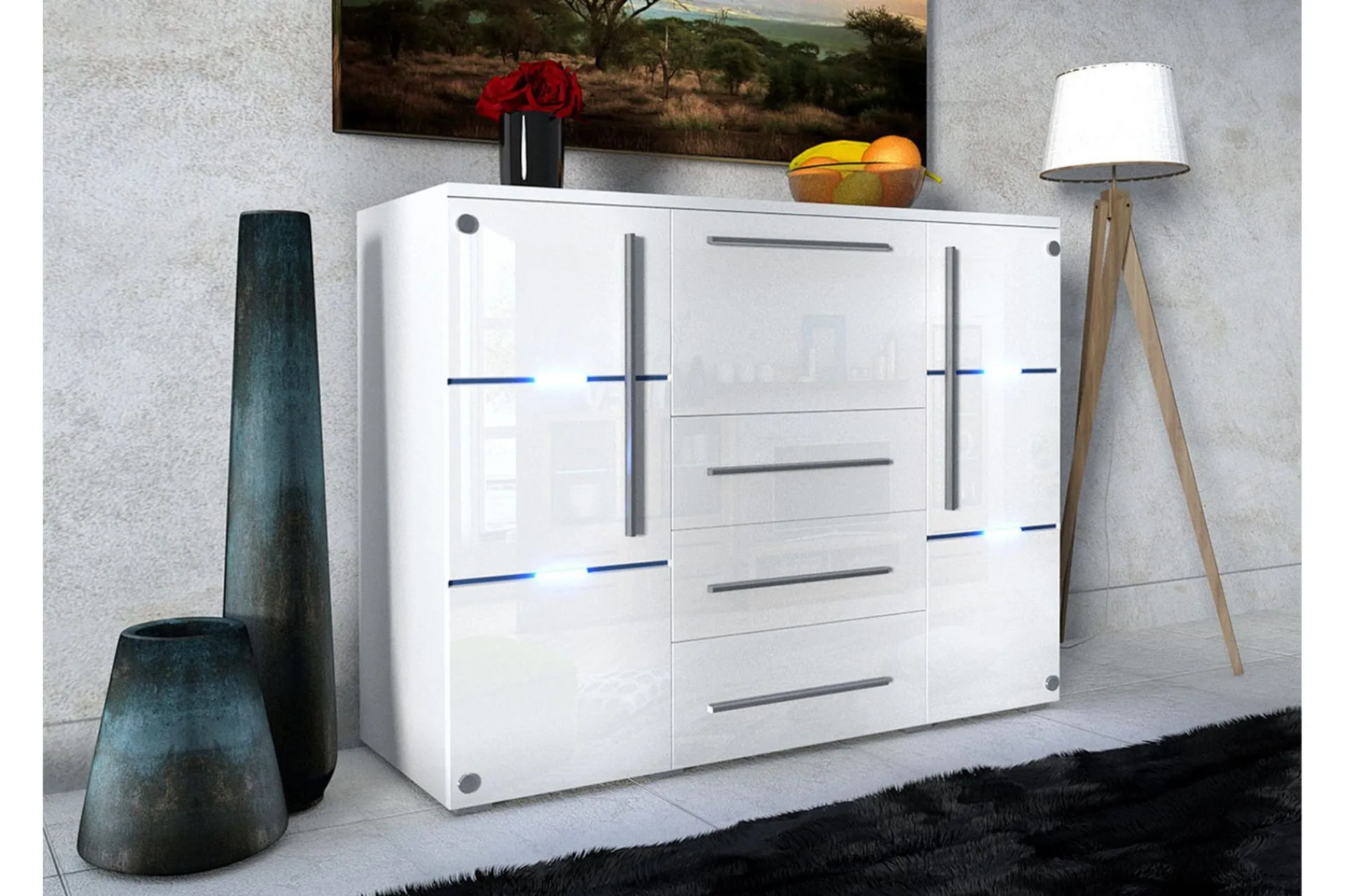 Bari Kommode 136x39x115 cm
