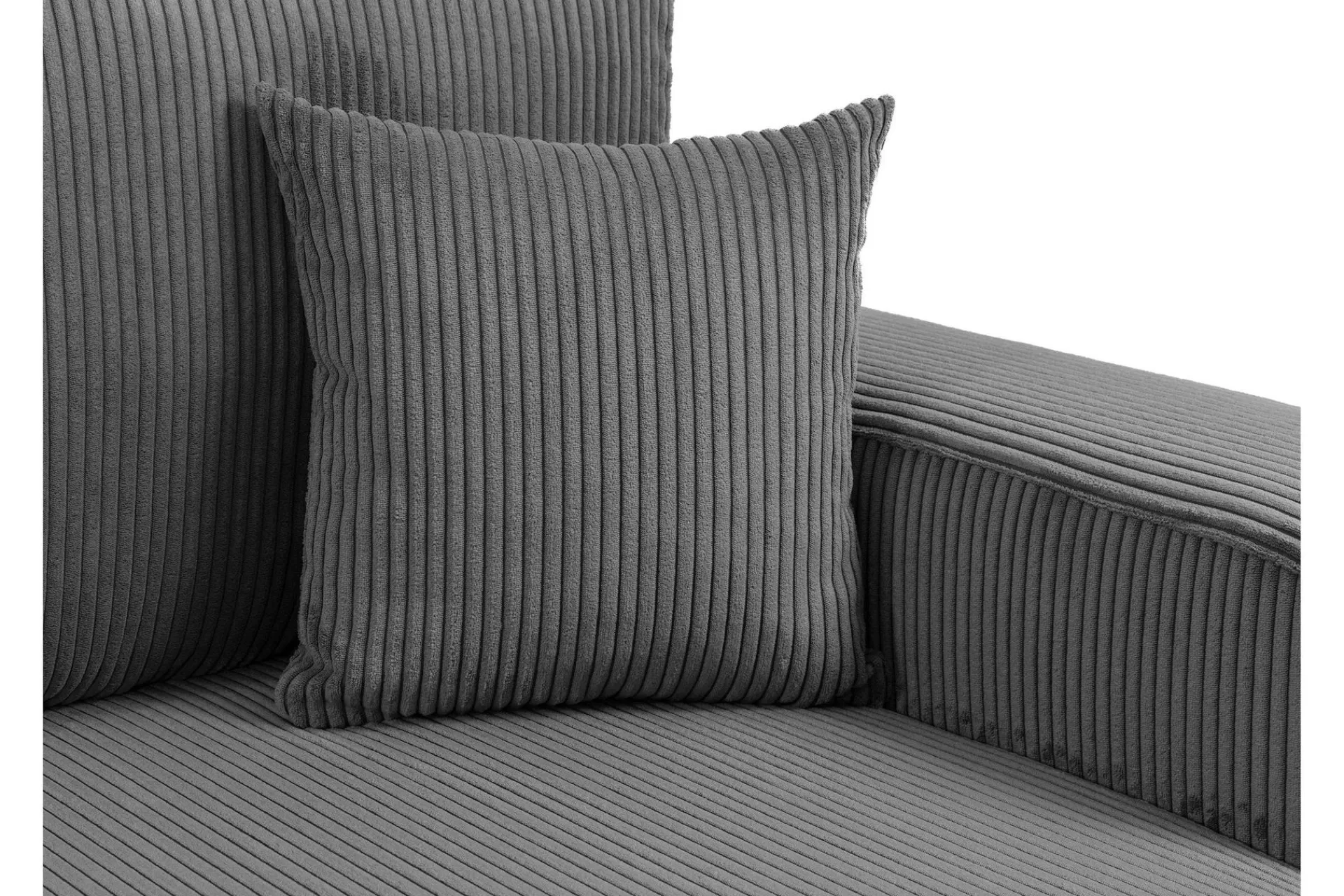 U-Sofa-Barile Sofa Dobbeldivan 4-seter Lyserød