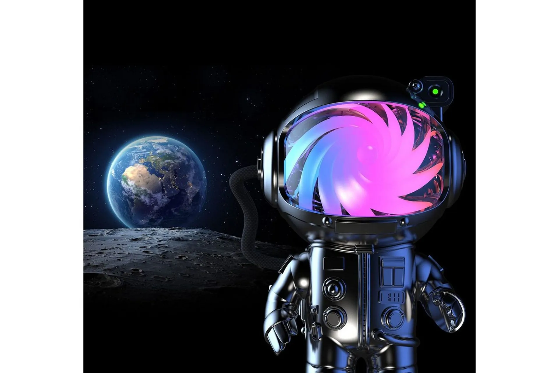 Barnelampe-Barnelampe Mobility On Board Stellar Light Space Astronaut Sølv