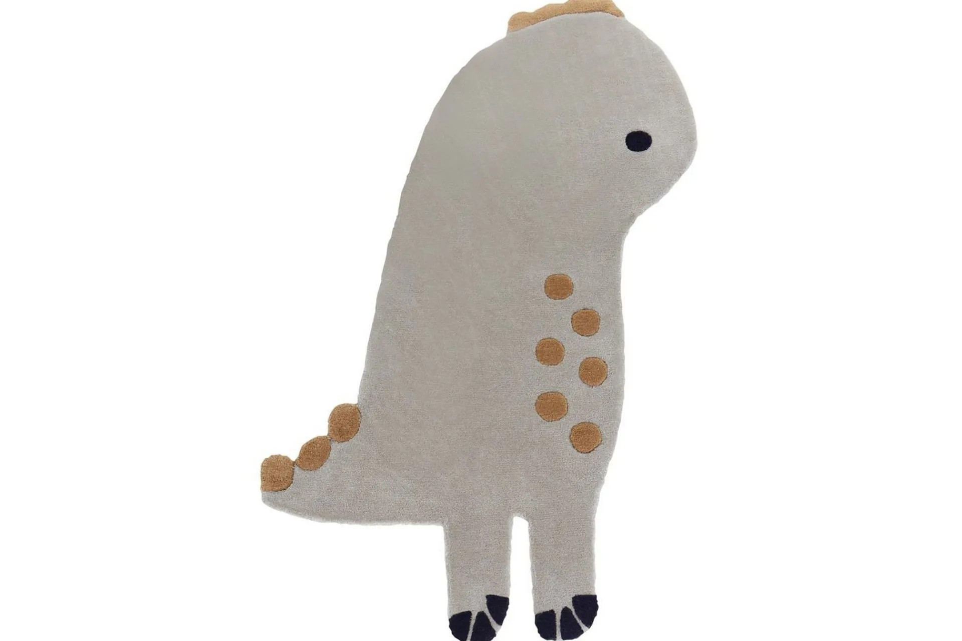 Barnetekstiler|Barnetepper-Barnematte Dino Grey