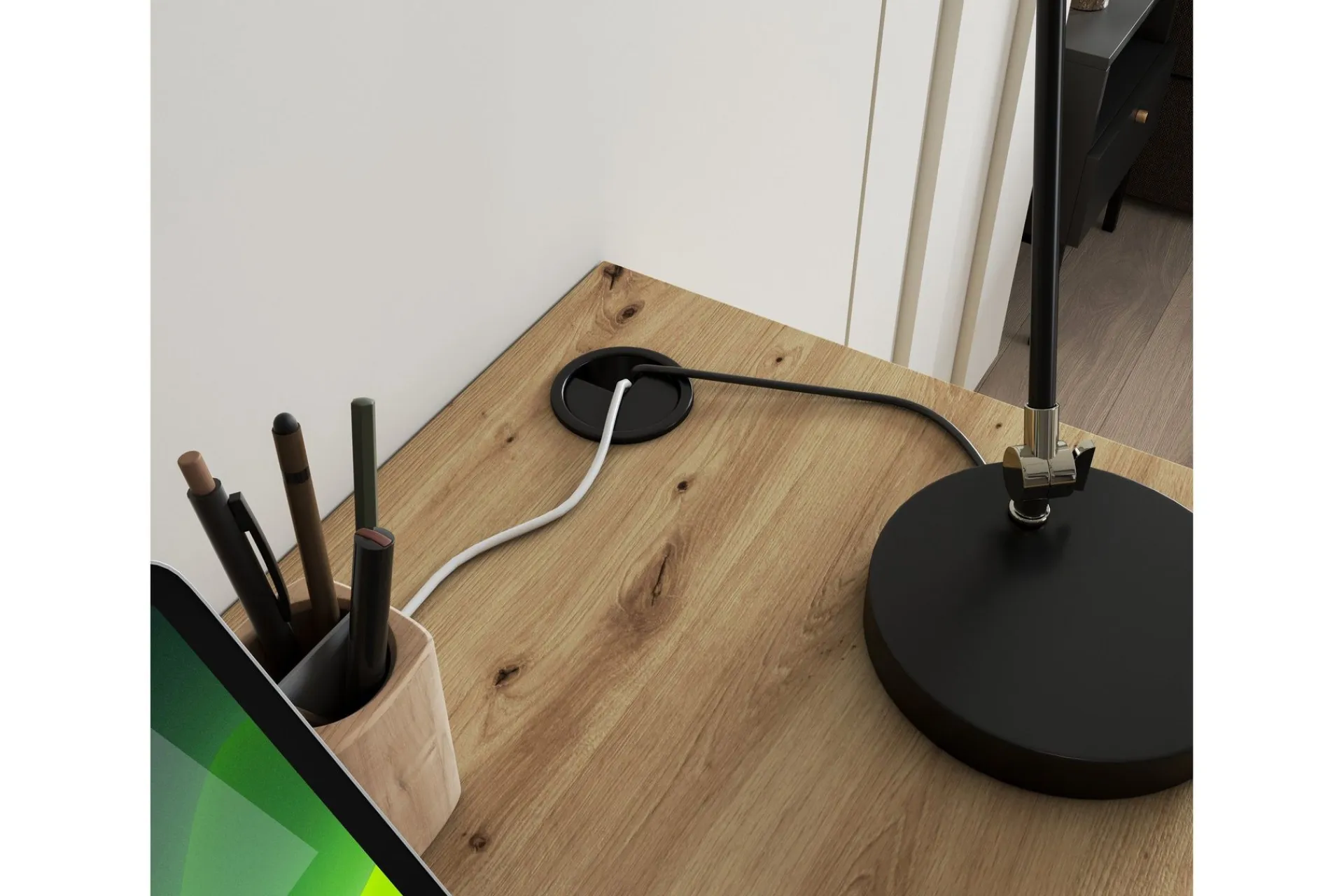 Kontorbord-Barold Skrivebord 120x60 cm Brun