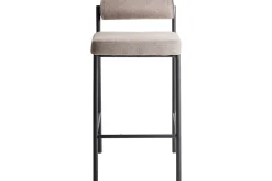 Barmøbler|Barstoler-Barstol Amaya sett med 2 Beige,Svart
