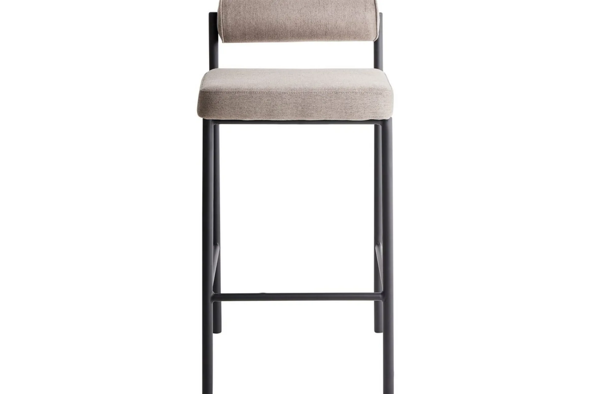 Barmøbler|Barstoler-Barstol Amaya sett med 2 Beige,Svart
