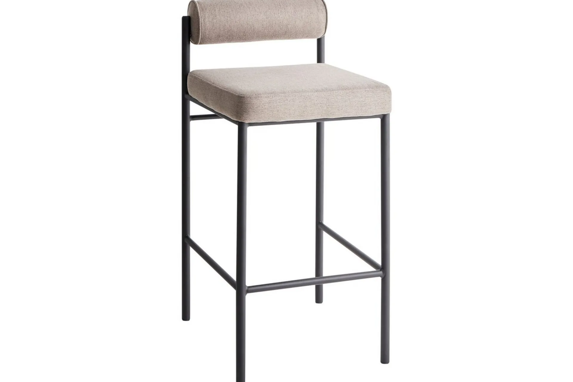Barmøbler|Barstoler-Barstol Amaya sett med 2 Beige,Svart