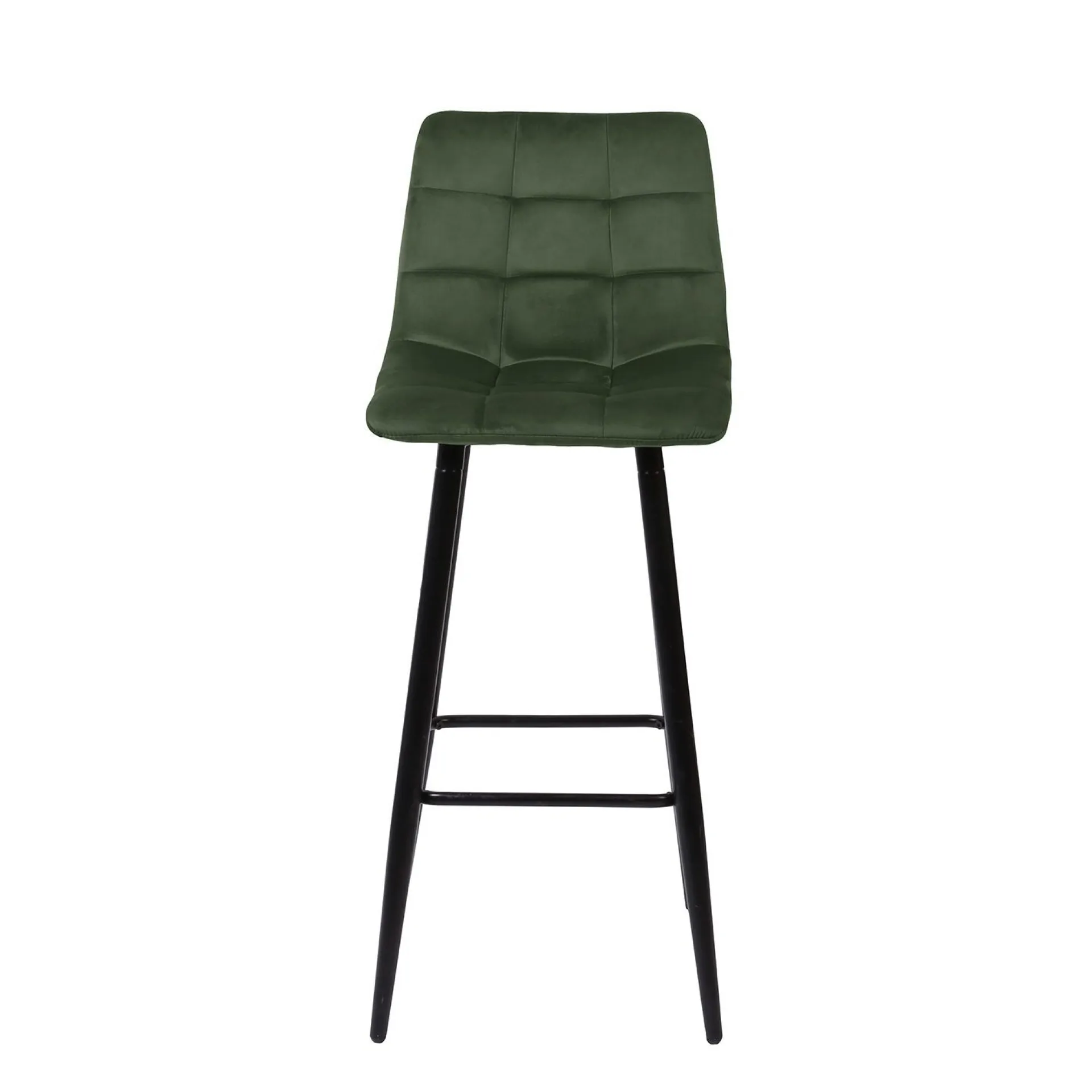 Barmøbler-Barstol HOME4YOU Chilli 150x40xh80 cm, svart skoggrønn