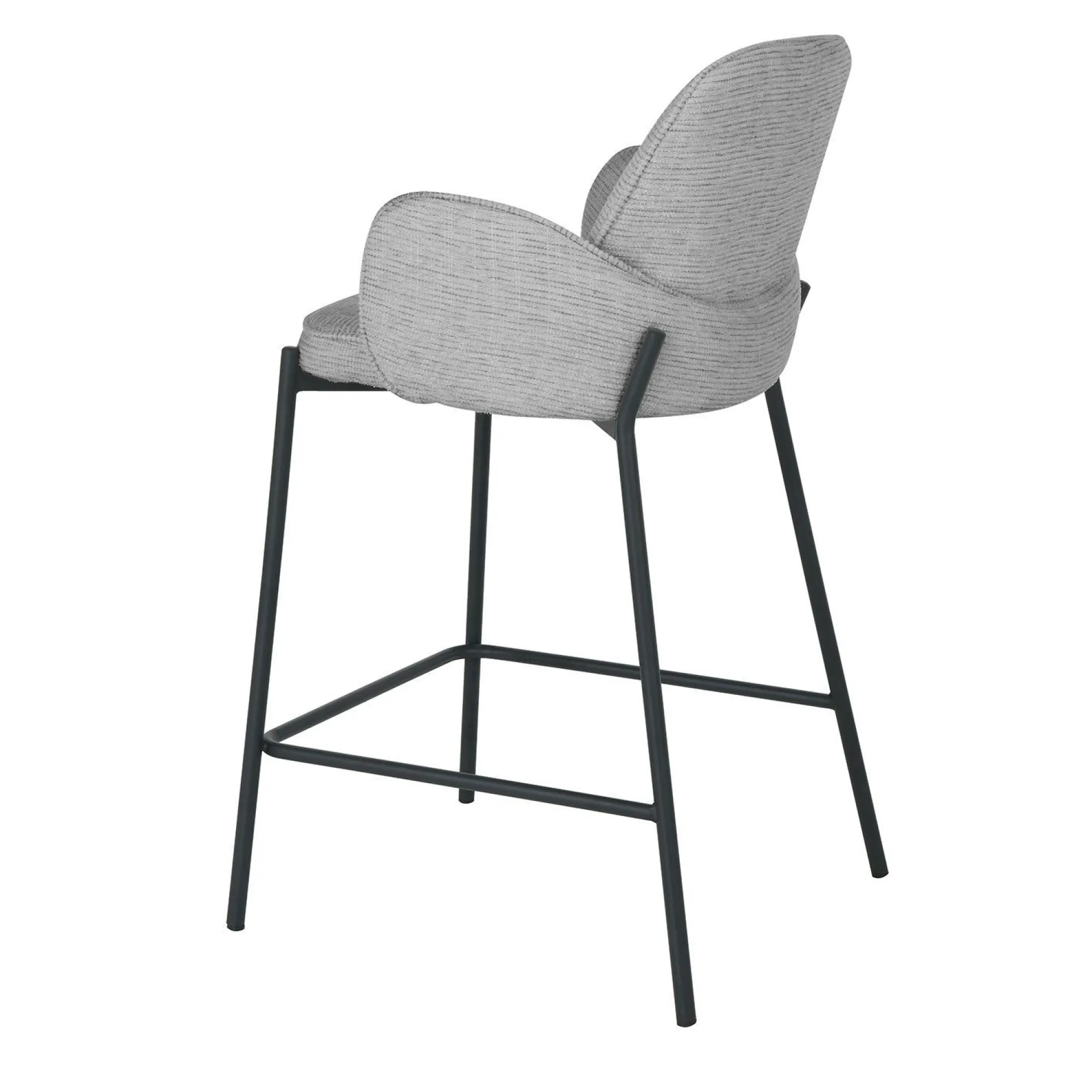 Barstoler-Barstol HOME4YOU Damen 158x40xh75 cm, Cappuccino lys grå