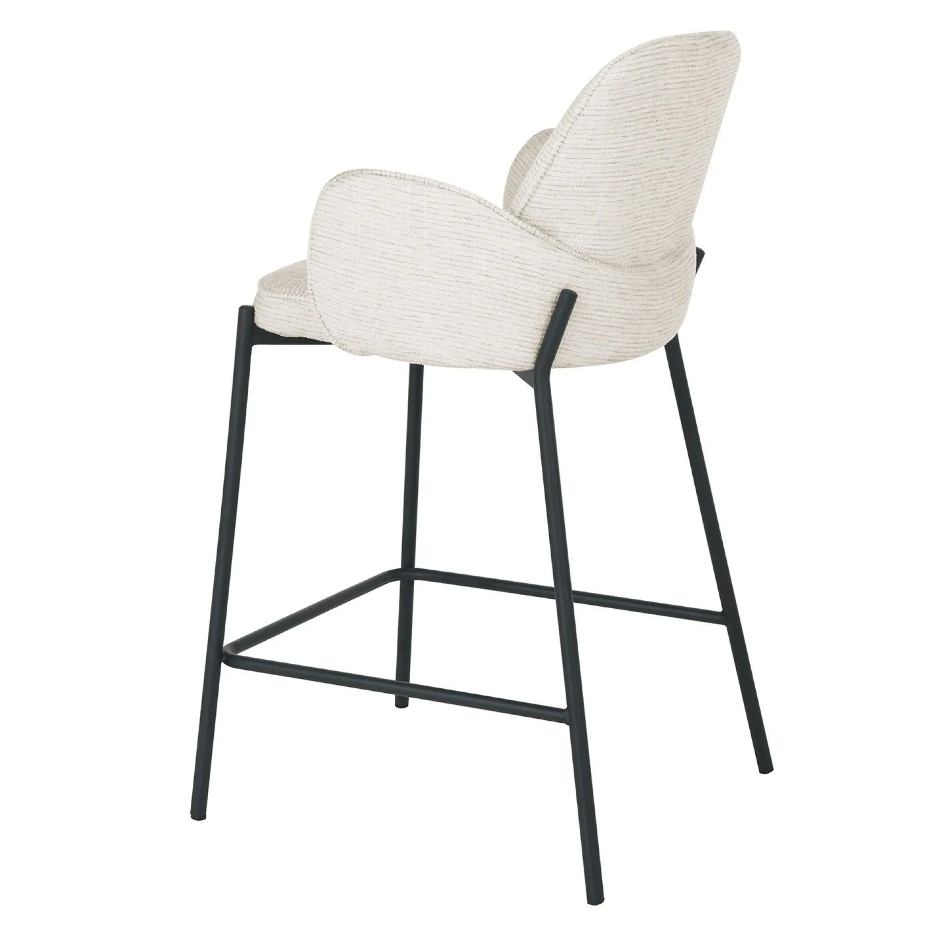Barmøbler-Barstol HOME4YOU Damen 80x40xh90 cm, Svart lys beige